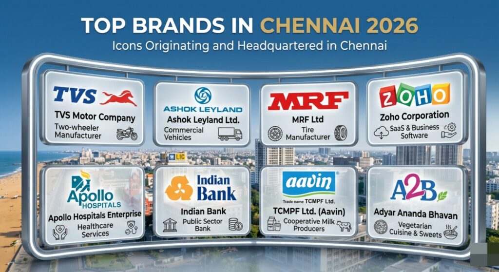 Top Brands in Chennai 2026: Brands Originating and Headquartered in the Chennai