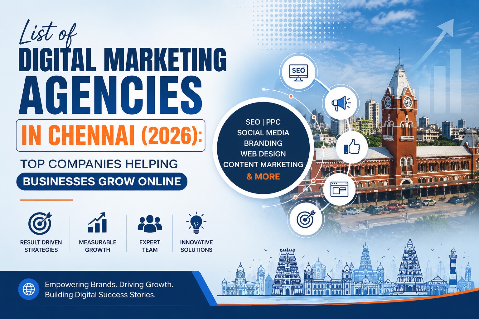 List of Digital Marketing Agencies in Chennai (2026): Top Companies