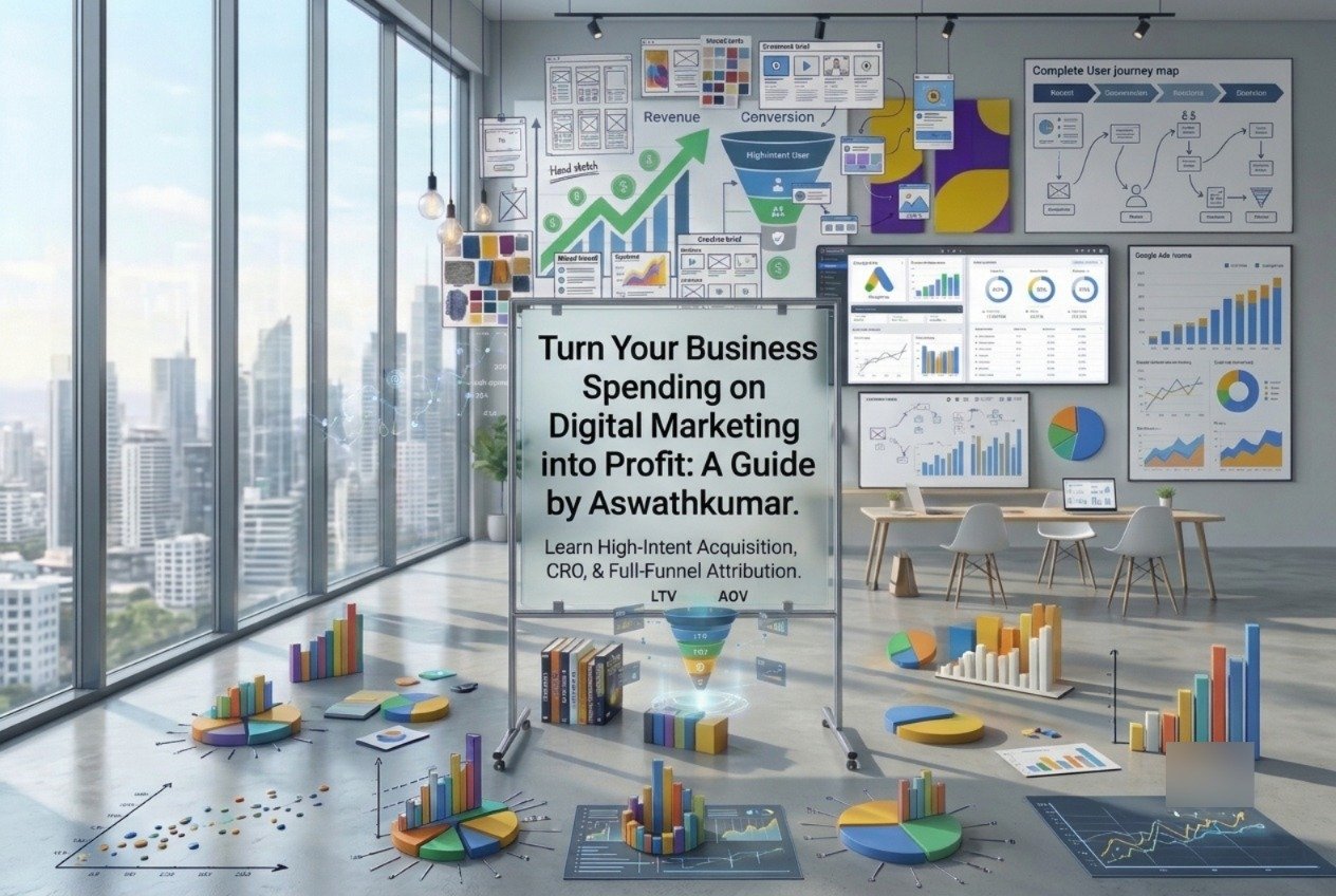 Turn Your Business Digital Marketing Spending on into Profit A Guide by Aswathkumar